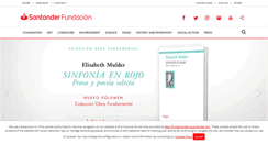 Desktop Screenshot of fundacionbancosantander.com